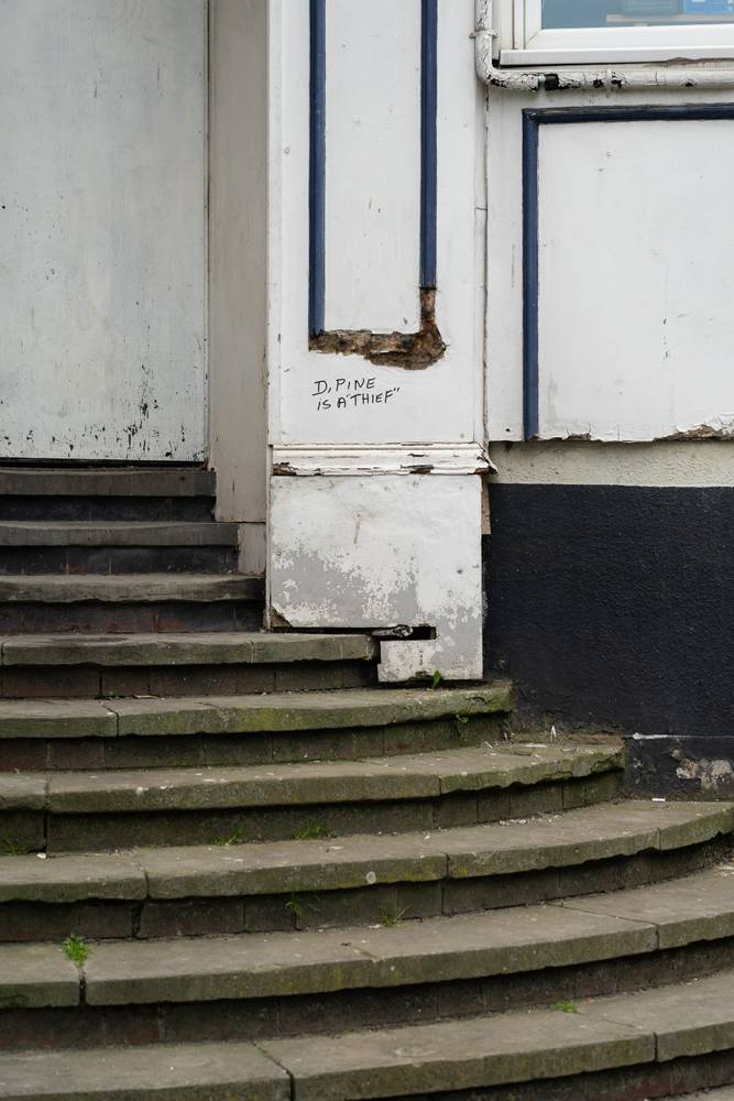 Steps and graffiti